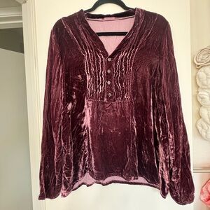 CP Shades Velvet Blouse